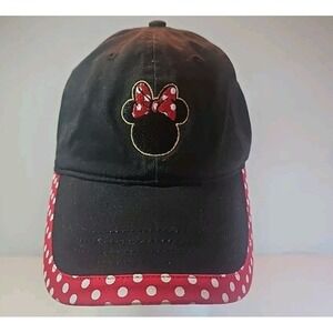Minnie Mouse Hat Disney Parks World Polka Dot Baseball Cap Women's/Juniors'